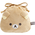 「リラックマ『BASIC RILAKKUMA Flower』ぬいぐるみ巾着コレクション リラックマ」（C）2025 SAN-X CO., LTD. ALL RIGHTS RESERVED.