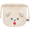 「リラックマ『BASIC RILAKKUMA Flower』ぬいぐるみ巾着コレクション コリラックマ」（C）2025 SAN-X CO., LTD. ALL RIGHTS RESERVED.