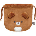 「リラックマ『BASIC RILAKKUMA Flower』ぬいぐるみ巾着コレクション チャイロイコグマ」（C）2025 SAN-X CO., LTD. ALL RIGHTS RESERVED.