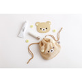 「リラックマ『BASIC RILAKKUMA Flower』ぬいぐるみ巾着コレクション リラックマ」使用例（C）2025 SAN-X CO., LTD. ALL RIGHTS RESERVED.