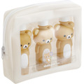 「リラックマ『BASIC RILAKKUMA Flower』ボトルポーチセット リラックマ」（C）2025 SAN-X CO., LTD. ALL RIGHTS RESERVED.