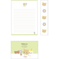 「リラックマ『BASIC RILAKKUMA Flower』レターセット」（C）2025 SAN-X CO., LTD. ALL RIGHTS RESERVED.