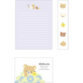 「リラックマ『BASIC RILAKKUMA Flower』レターセット」（C）2025 SAN-X CO., LTD. ALL RIGHTS RESERVED.