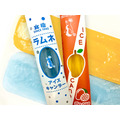 じゅじゅ探訪オリジナル アイスキャンデー　ラムネ味／マンゴー味
