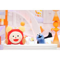 左から）めざましくん、スンスン（C）PUPPET SUNSUNPS committee