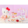 『ハローキティ プリンセスアフタヌーンティー』スペシャルデザート2種、スペシャルドリンク付き　イメージ