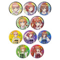 アニメ『五等分の花嫁＊』サマービブスフェア「キャラバッジコレクション」（C）春場ねぎ・講談社／「五等分の花嫁＊」製作委員会