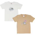 TVアニメ『夏目友人帳』ニャンコ先生×仕事猫「ちょこっとセレクト キッズTシャツ」デザイン5種（C）緑川ゆき・白泉社/「夏目友人帳」製作委員会（C）くまみね工房