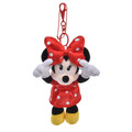 ディズニーストア「ミニー ぬいぐるみキーホルダー・キーチェーン MINNIE’S DOT RIBBON」(C)Disney