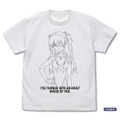 コスパ「式波・アスカ・ラングレー ラインアート Tシャツ WHITE」（C）カラー