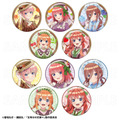 「五等分の花嫁＊　トレーディング缶バッジ 和パフェドレスver.」（C）春場ねぎ・講談社／「五等分の花嫁＊」製作委員会