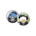 Happyくじ「Sanrio characters Halloween 2025」缶バッジSET賞：タキシードサム、あひるのペックル（C）2025 SANRIO CO., LTD. APPROVAL NO. E25080701