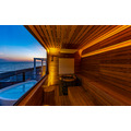 幻想的なサンセットも独占できる、1棟貸し切りのオーシャンサウナ