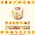 くじ引き堂『パンどろぼう』オンラインくじ　C賞：マスキングテープセット  パンどろぼうA（C）Keiko Shibata／KADOKAWA