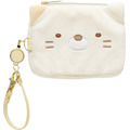すみっコぐらしコレクション「ぬいぐるみリール付パスケース ねこ」（C）2025 SAN-X CO., LTD. ALL RIGHTS RESERVED.