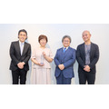 左から三木一馬(株式会社ストレートエッジ代表取締役)、ぷり(著者)、佐藤順一(総監督)、山本幸治(株式会社ツインエンジン代表取締役)　