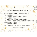 “ダンス系EDアニメ”といえば？アンケート結果1位～4位
