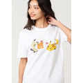 ポケットモンスター×グラニフ「ピカチュウ＆ミミッキュ＆パモ＆ワッカネズミ｜Tシャツ」着用イメージ（C）Nintendo・Creatures・GAME FREAK・TV Tokyo・ShoPro・JR Kikaku （C）Pokemon