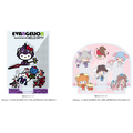 「エヴァンゲリオン×サンリオキャラクターズ」アクリルジオラマプレート（C）khara（C）2025 SANRIO CO., LTD. APPR. NO. L662712