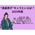 [“長髪男子”キャラといえば？ 2025年版]第1位～第5位を見る