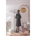 「“KURO ZUKIN”　Cape Black Formal (cape ＋jacket ＋one piece)」ケープ＋ワンピース