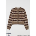 HELLO KITTY×MOUSSY「HELLO KITTY RETRO STRIPE CD　BROWN」（C）25 SANRIO CO., LTD. APPR. NO. L662956