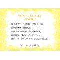 “光”キャラといえば？＜25年版＞アンケート結果1位～4位