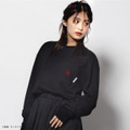 STRICT-G BASIC『機動戦士ガンダム』ポケット付きロングTシャツ シャアマーク　着用イメージ（C）創通・サンライズ