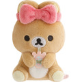 サンエックス「Makeup Rilakkuma てのりぬいぐるみ」リラックマ（おすわり）（C）2025 SAN-X CO., LTD. ALL RIGHTS RESERVED.
