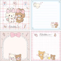 サンエックス「Makeup Rilakkuma スクエアメモ」（C）2025 SAN-X CO., LTD. ALL RIGHTS RESERVED.