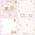 サンエックス「Makeup Rilakkuma スクエアメモ」（C）2025 SAN-X CO., LTD. ALL RIGHTS RESERVED.