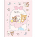 サンエックス「Makeup Rilakkuma ハードカバーダブルクリアホルダー」（C）2025 SAN-X CO., LTD. ALL RIGHTS RESERVED.