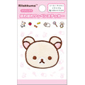 サンエックス「ワッペンシリーズ」ほわほわワッペンステッカー コリラックマ(C)2025 SAN-X CO., LTD. ALL RIGHTS RESERVED.