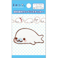 サンエックス「ワッペンシリーズ」ほわほわワッペンステッカー まめゴマ(C)2025 SAN-X CO., LTD. ALL RIGHTS RESERVED.