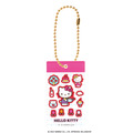 「ハローキティ シール風アクリルキーチェーン」じょうろ
