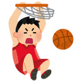 「“バスケ”キャラといえば?」バスケットボール「いらすとや」