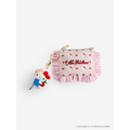 ハローキティ×Cath Kidston「フリルティッシュポーチ＆マスコットチャームセット Provence」
