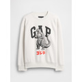 ゴジラ ヴィンテージソフト グラフィック GAPロゴ スウェットシャツ 7,990円 (税込み)