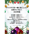[クリスマスを一緒に過ごしたい女性キャラは？ 2025年版]第1位～第5位を見る