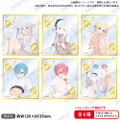 TVアニメ『Re:ゼロから始める異世界生活』トレーディングミニクリア色紙 エミリアの誕生日生活2025＆ラムとレムの誕生日生活2026ver.（全6種）