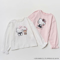 HELLO KITTY × ROPE' PICNIC「【KIDS】スパンコールロングスリーブTシャツ」