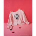 HELLO KITTY × ROPE' PICNIC「【KIDS】スパンコールロングスリーブTシャツ」