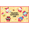 TREASUREとサンリオキャラクターユニット「はぴだんぶい」のテーマカフェが開催