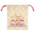 NEW【ちいかわ焼き 店員さんなほどよいサイズの巾着】各1,320円（税込）