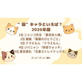 [“猫”キャラといえば？ 2026年版]第1位～第5位を一気に見るならこちら
