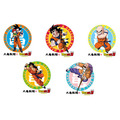 「丸亀製麺ドラゴンボールZ　オリジナルクリアステッカー」 全5種