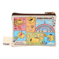 ポムポムプリン30周年記念グッズ「POMPOMPURIN 30thAnniversaryフレークシール入りポーチ」