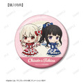 TVアニメ『リコリス・リコイル』予約購入特典「錦木千束&井ノ上たきな ちびキャラ スイーツ衣装ver. 75mmグリッター缶バッジ」