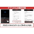 アプリからのNetflix解約手順