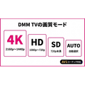 DMM TV 画質 種類